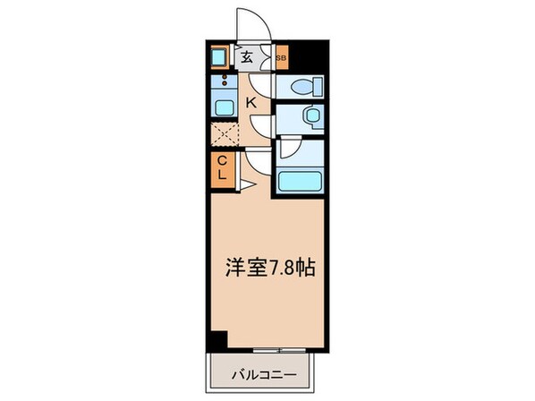 S-RESIDENCE栄四丁目の物件間取画像